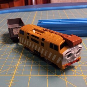 TOMY Diesel10 with Troublesome Truck and (4) pieces straight track